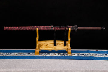 C35 BLUE LOTUS SABER Handmade High Maganese Chinese Dao Sword Battle Ready