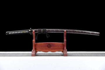 K24 OBSIDIAN TIGER EDGE Handmade High Carbon Steel Katana Battle Ready