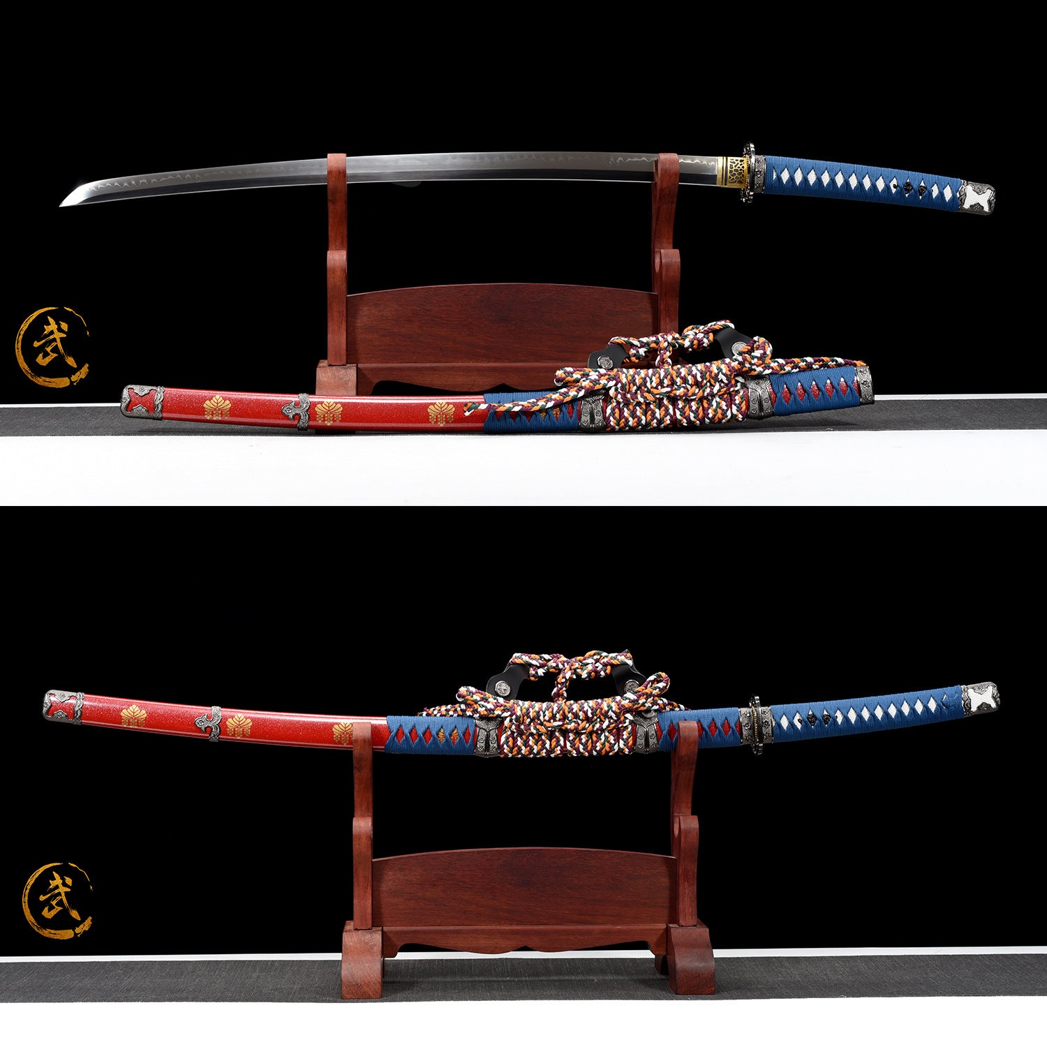 TA5 RUBY BLOSSOM Hand Forged T10 Steel Blade Limited Edition Tachi Battle Ready