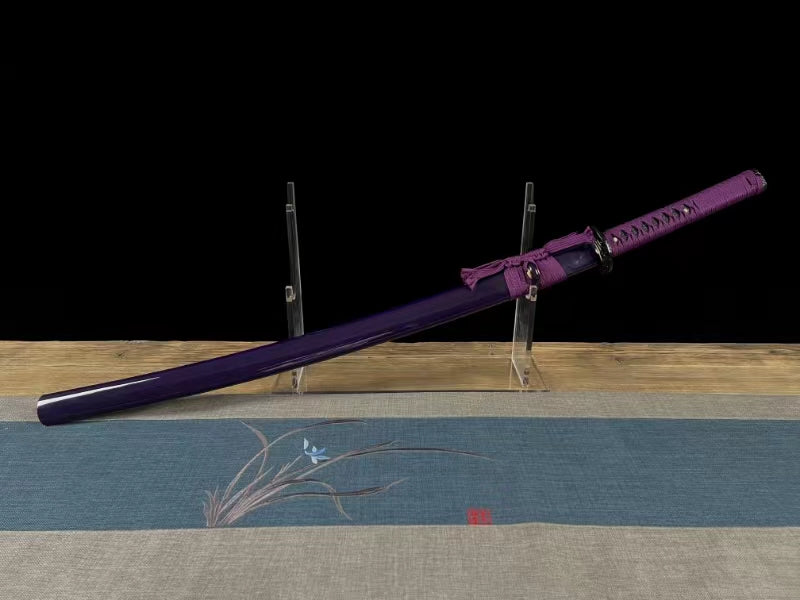 K15 PURPLE LEGEND High Carbon Steel Full Tang Battle Ready Katana