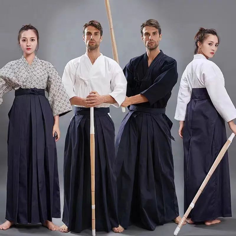 AC1 Japenese Kendo Suit Unisex Kendo Aikido Hapkido Martial Arts Keikogi Hakama Taekwondo