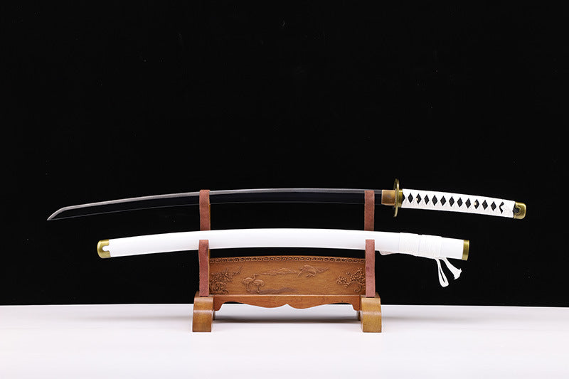 A06 WADO ICHIMONJI High Carbon Steel  Real Metal Handmade Full Tang Katana Anime Cosplay Sword