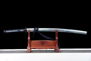 K23 BLUE DRAGON SOUL Handmade High Carbon Steel Katana Battle Ready