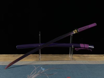 K15 PURPLE LEGEND High Carbon Steel Full Tang Battle Ready Katana