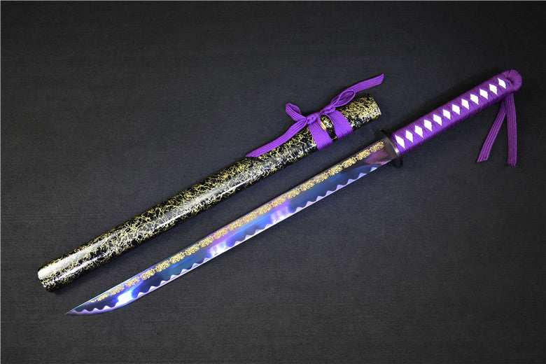 C03 VIOLET MIRAGE Handmade Maganese Steel Chinese Dao Sword Battle Ready