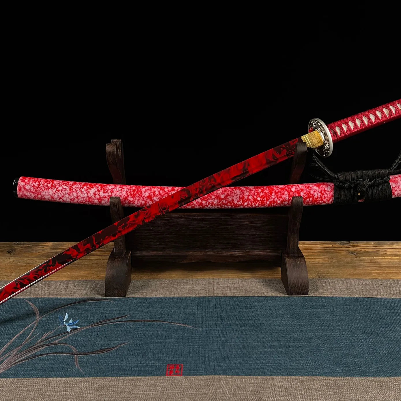 K17 DUSK FLAME High Carbon Steel Full Tang Katana Battle Ready