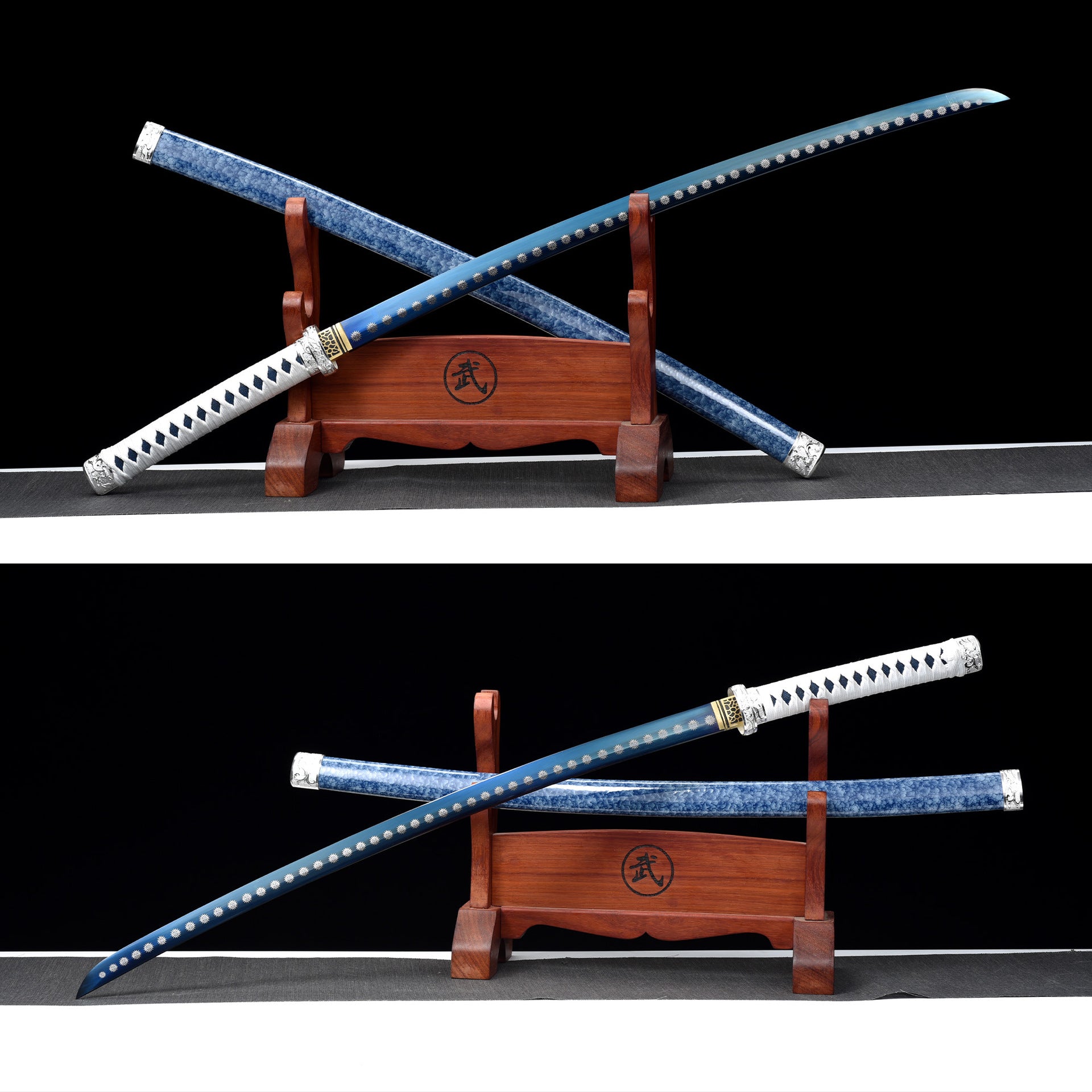 K21 WINTER'S KISS Handmade High Manganese Steel Katana Battle Ready