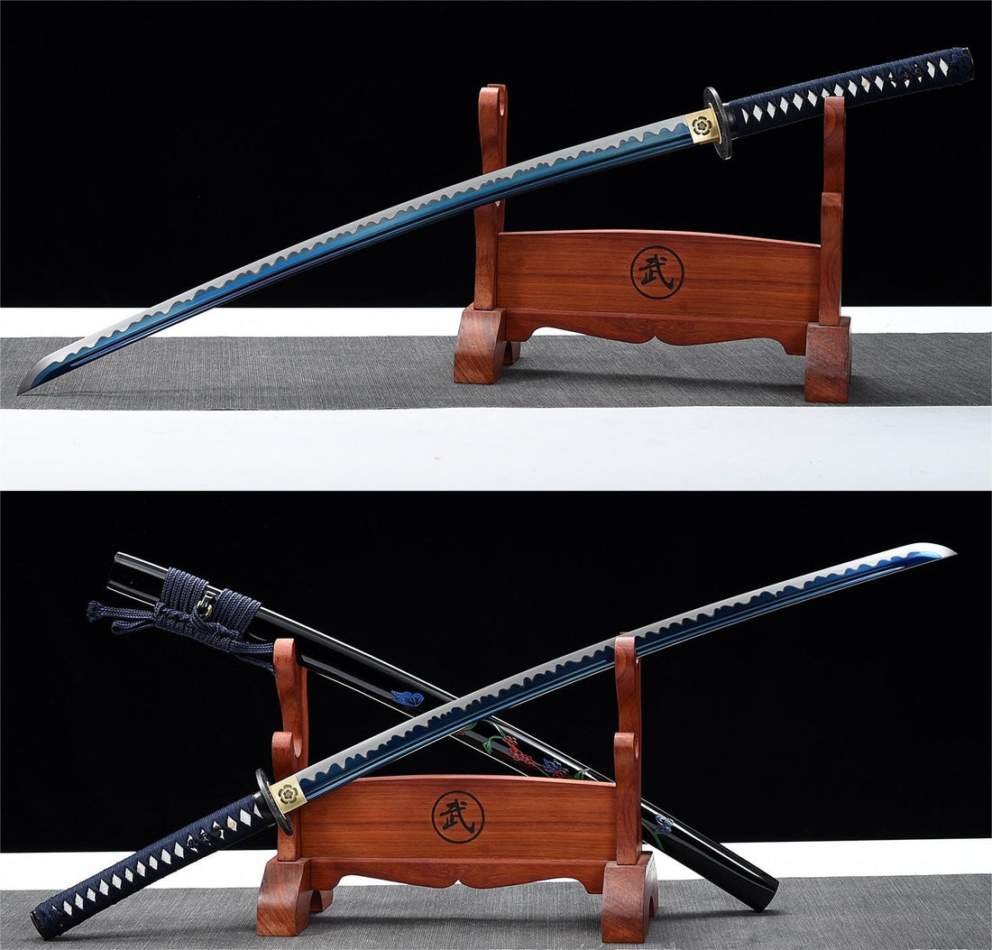 K10 FLORAL AVIAN Katana High Manganese Steel Blade Battle Ready